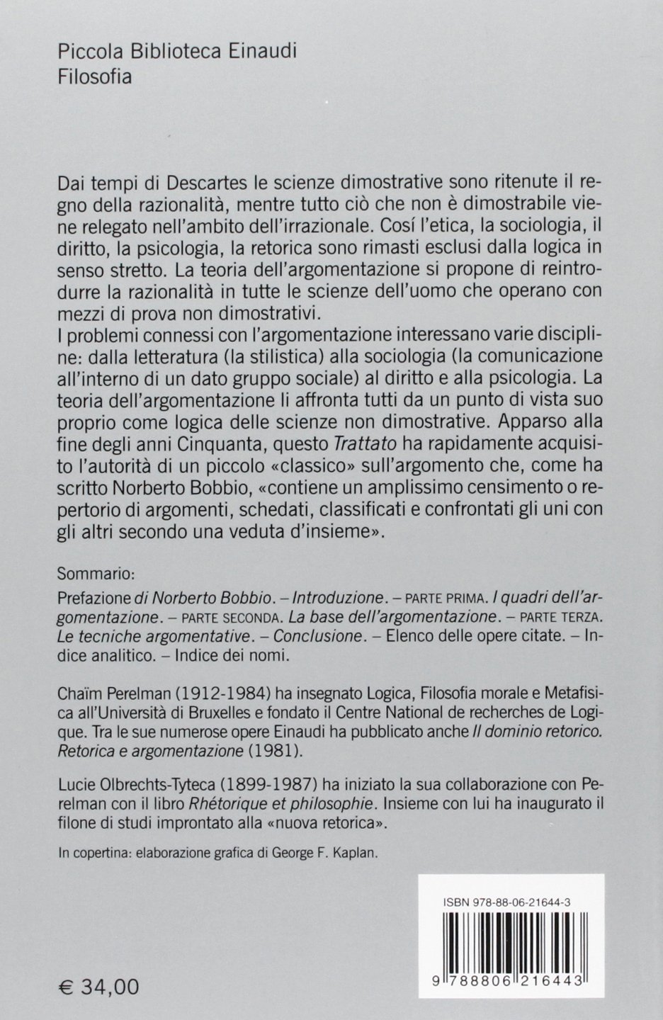 Trattato dell'argomentazione. La nuova retorica