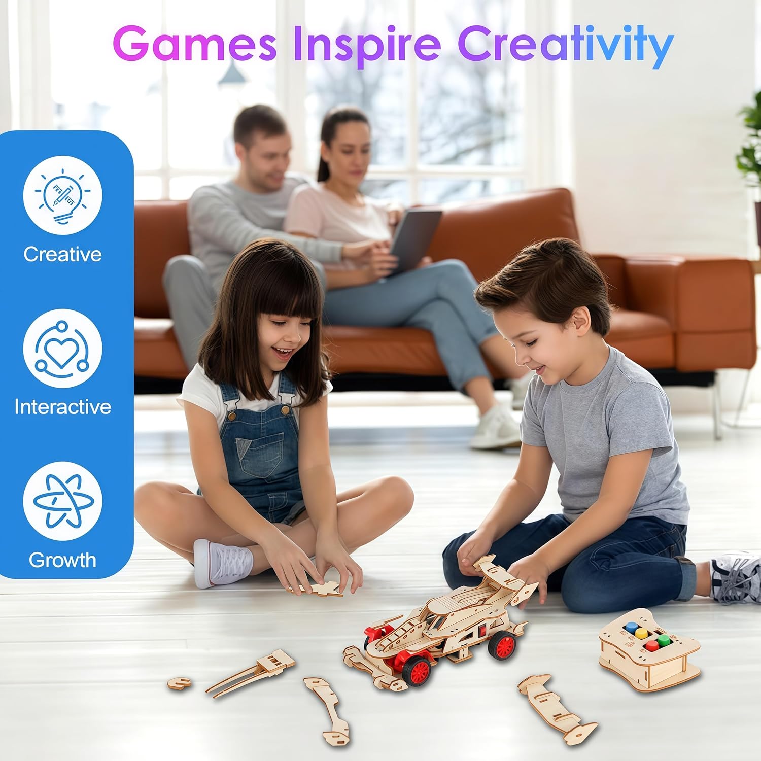 STEM Toys for Boys 8-12, Remote Control F1 Car STEM Building Kit for Kids, 3D Puzzle Science Kits Gift for Boys & Girls Age 8-14 | Birthday Gift Ideas for 8,9,10,11,12,13,14 Year Old Kids