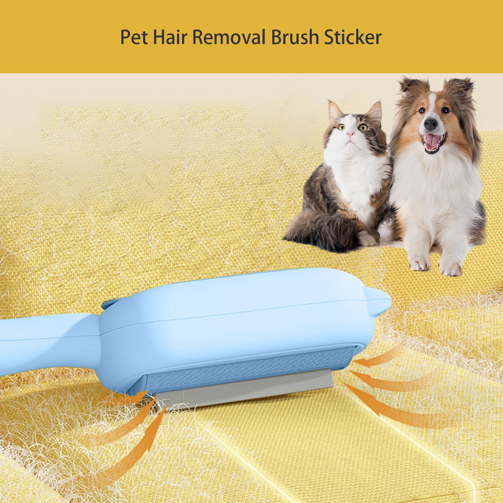 Reusable Cats Hair Remover Dog Cats Hair Furniture Lint Roller Cats Deshedding Device Carpet Sofa