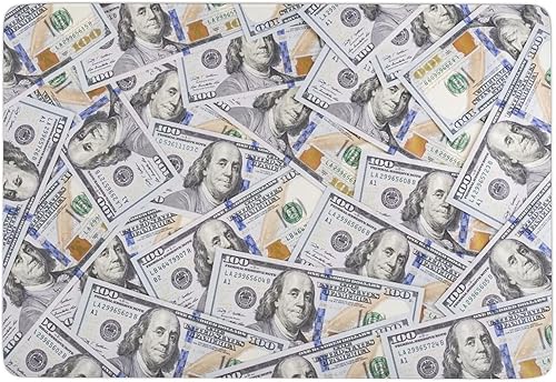 Alfombra de billetes de cien dólares para niños, niñas, adolescentes, alfombra plegable antideslizante para decoración de habitación, dormitorio,