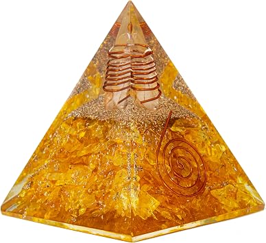 Pink Opal Tree of Life Flower Orgonite Pyramid-Amethyst Healing Reiki Meditation Orgone Pyramid-Energy Generator E-energy Protection Home Decor Turquoise