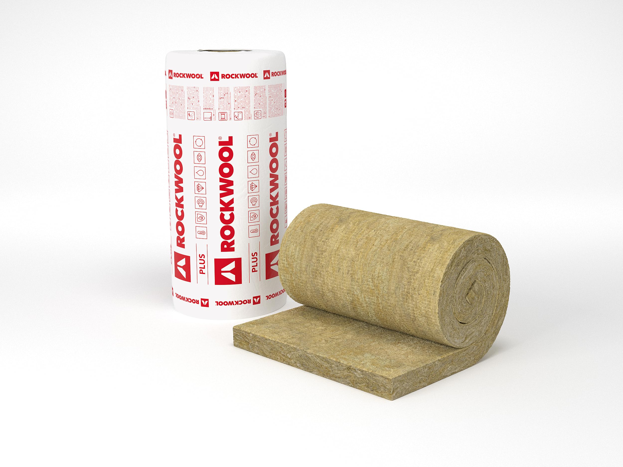 Rockwool Toprock Plus Steinwolle Trennwand Dach Dämmung Isolierung λ-0.039 - 100mm - 200mm nicht brennbar (150mm - 300cm x 100cm)