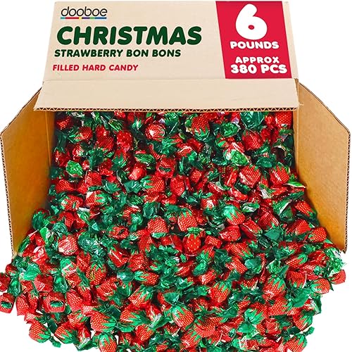 Miniatura 10 de Mezcla de caramelos duros – 7 libras – Grandes caramelos duros a granel envueltos individualmente – Anticuado – Cerveza de raíz, fresa, caramelo