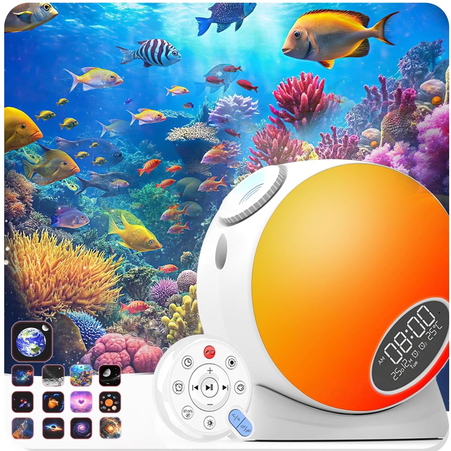 Flevo White Galaxy Projector, Star Projector Night Light For Bedroom And Timer, Home Planetarium With Remote Control, 13 Disc 4K Hd Movie For Kids Bedroom, Ceiling, Living Room