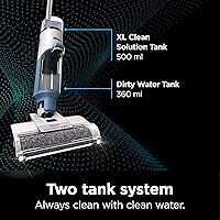 Vista 9 de Aspiradora Shark WD201 HydroVac inalámbrica Pro XL 3 en 1, sistema de limpieza con mopa y autolimpieza con cepillo antimicrobiano* y solución