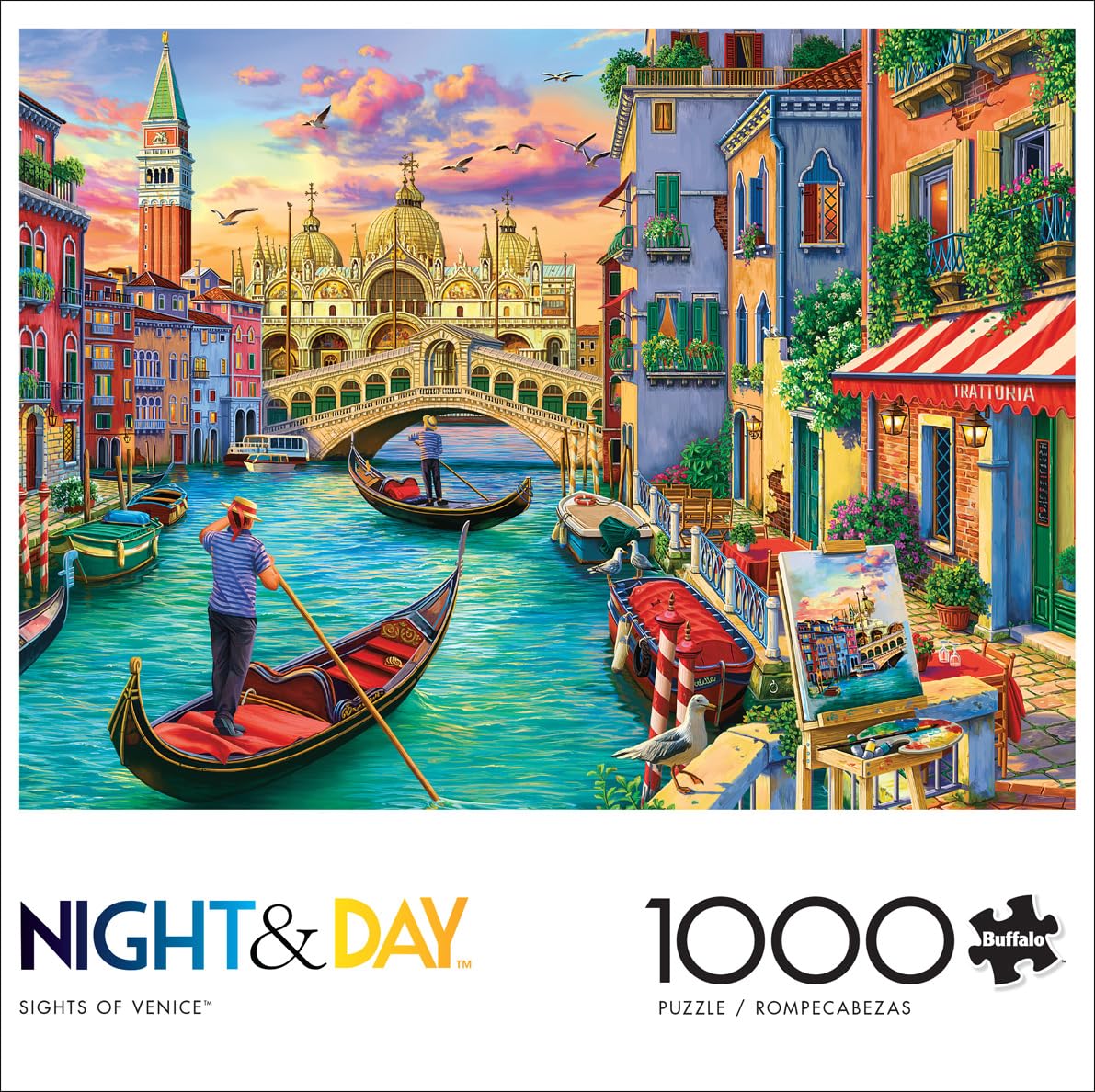 Buffalo Games Sights of Venice - 1000 Piece Jigsaw Puzzle for Adults