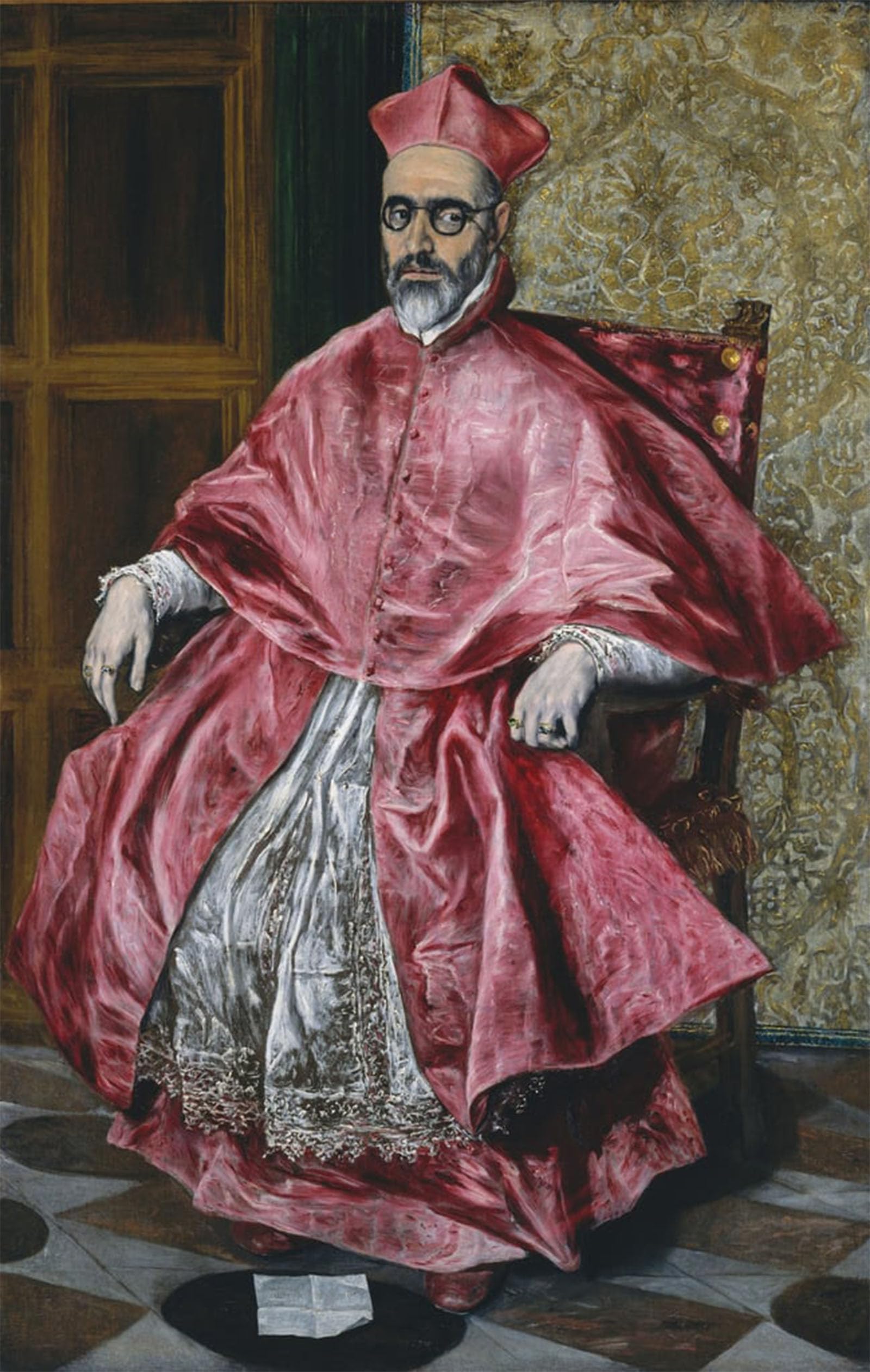 Artxlxxbn No Frame Famous Painting Art Wall Decor Abstract Art Picture A Cardinal By El Greco Animal Pictures For Home Decor 60X90cm