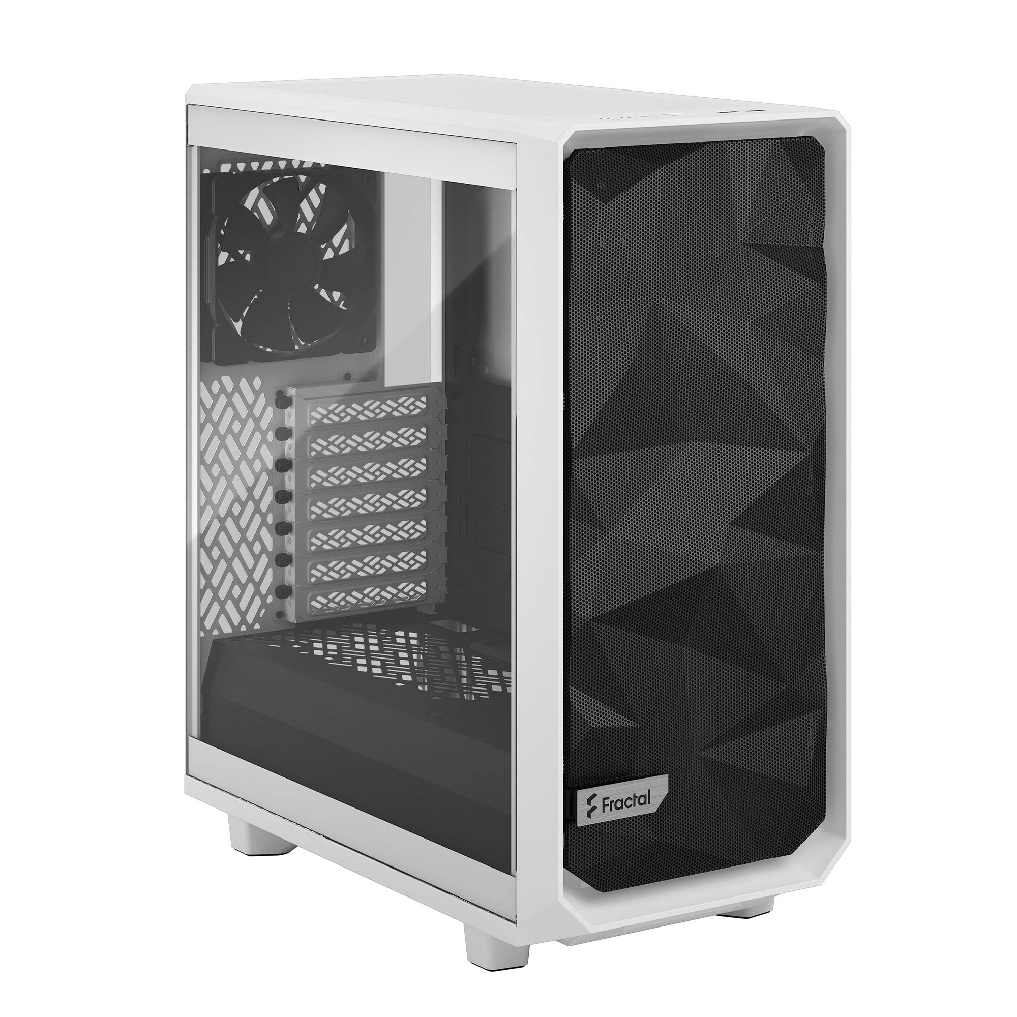 Amazon.co.jp: Fractal Design Meshify 2 Compact White TG