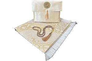 Prayer Rug and Beads for Muslim Women: A Cherished Gift of Faith