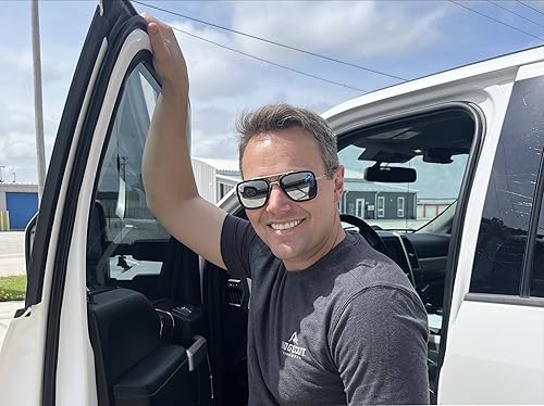 Miniatura 4 de OWL Tony Stark - Gafas de sol cuadradas estilo aviador, montura metálica, estilo Iron Man, gafas vintage para hombre