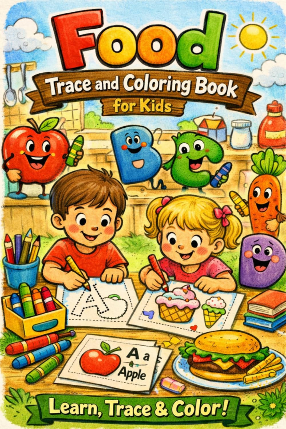 Alphabet Trace and Color Book