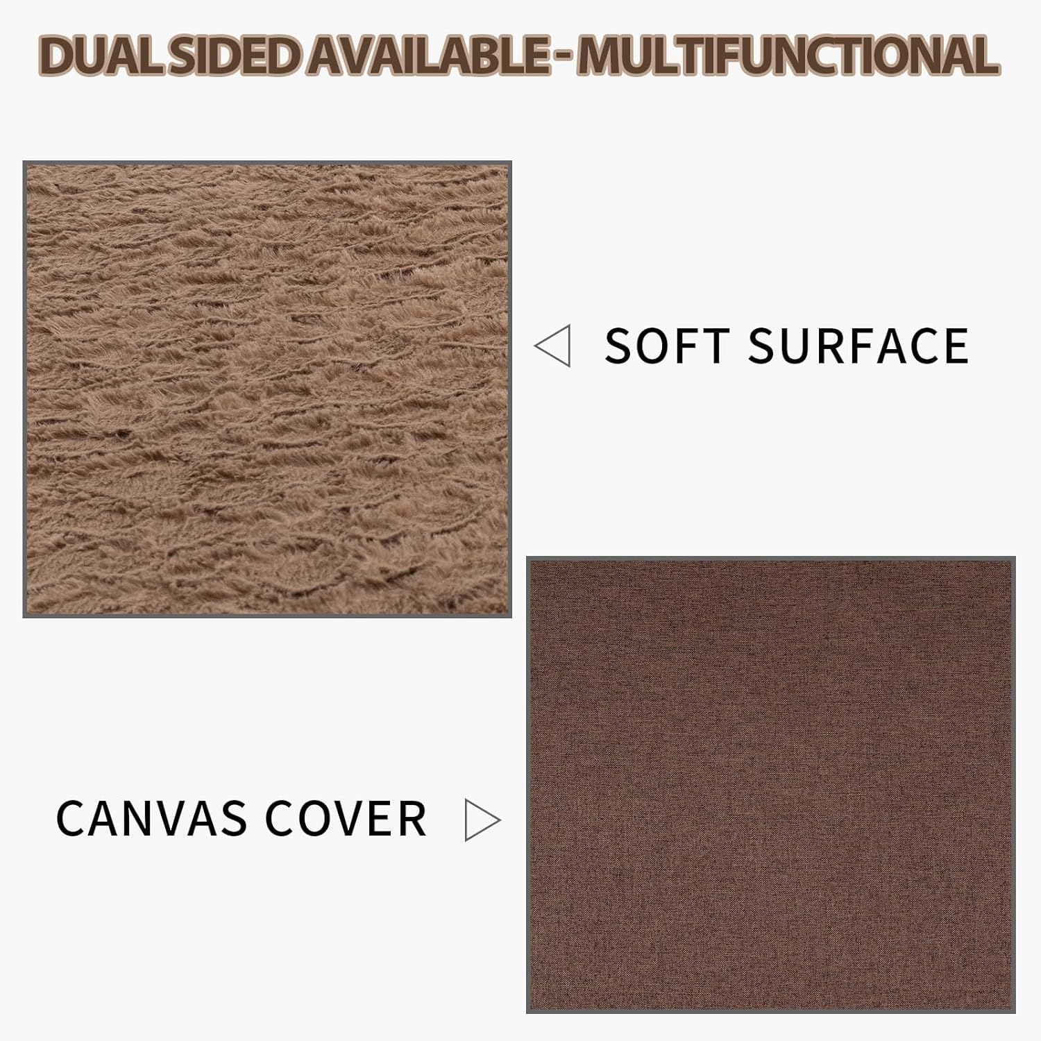 EMPSIGN Tappetino per cani da 90 cm, reversibile, caldo e fresco, lavabile, con supporto in schiuma per gabbia per uova, tappetino per animali domestici, per cani di taglia grande, media e piccola