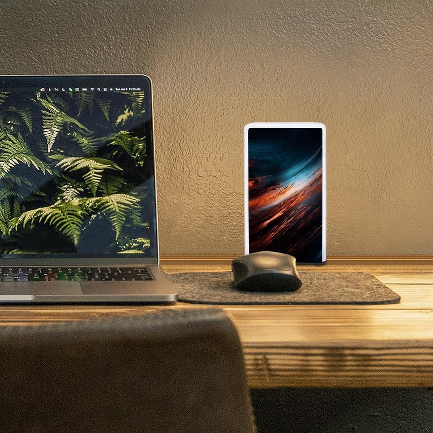 Cordless Night Light Battery Powered Dimmable Lamp for Reading Abstract Pattern Small Desk Lamp for Bedroom Living Room Office