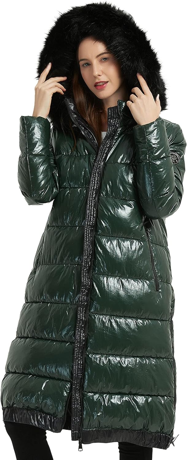 Bellivera Women Long Heavy Puffer Coat Diamond Quilted Thermal Thicken Winter Parka Windproof Jacket with Hood Bellivera Women Long Heavy Puffer Coat Diamond Quilted Thermal Thicken Winter Parka Windproof Jacket with Hood
