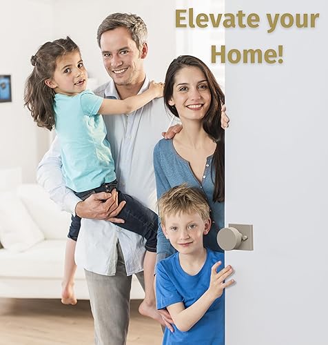 Miniatura 3 de Mega Handles Privacy I - Pomo de puerta para pasillo, armario y baño, diseño reversible y resistente, se adapta a todos los tamaños de puerta