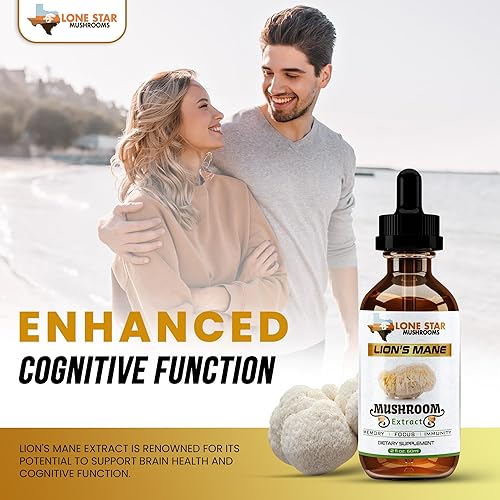 Miniatura 2 de Suplemento de hongos melena de leones  Ayuda a mejorar la claridad mental, la concentración, la memoria, la salud del cerebro  Sin rellenos  Solo