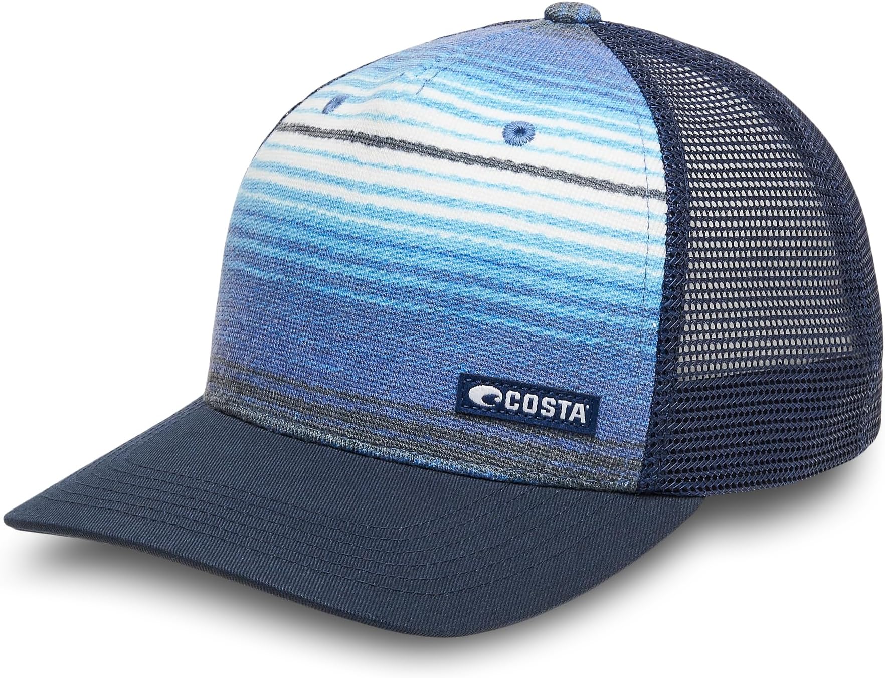 Men's Baja Blue Trucker Cap, Baja Blue, One Size
