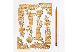 Ajoure Fine Laser Cut Chipboard Wall Art