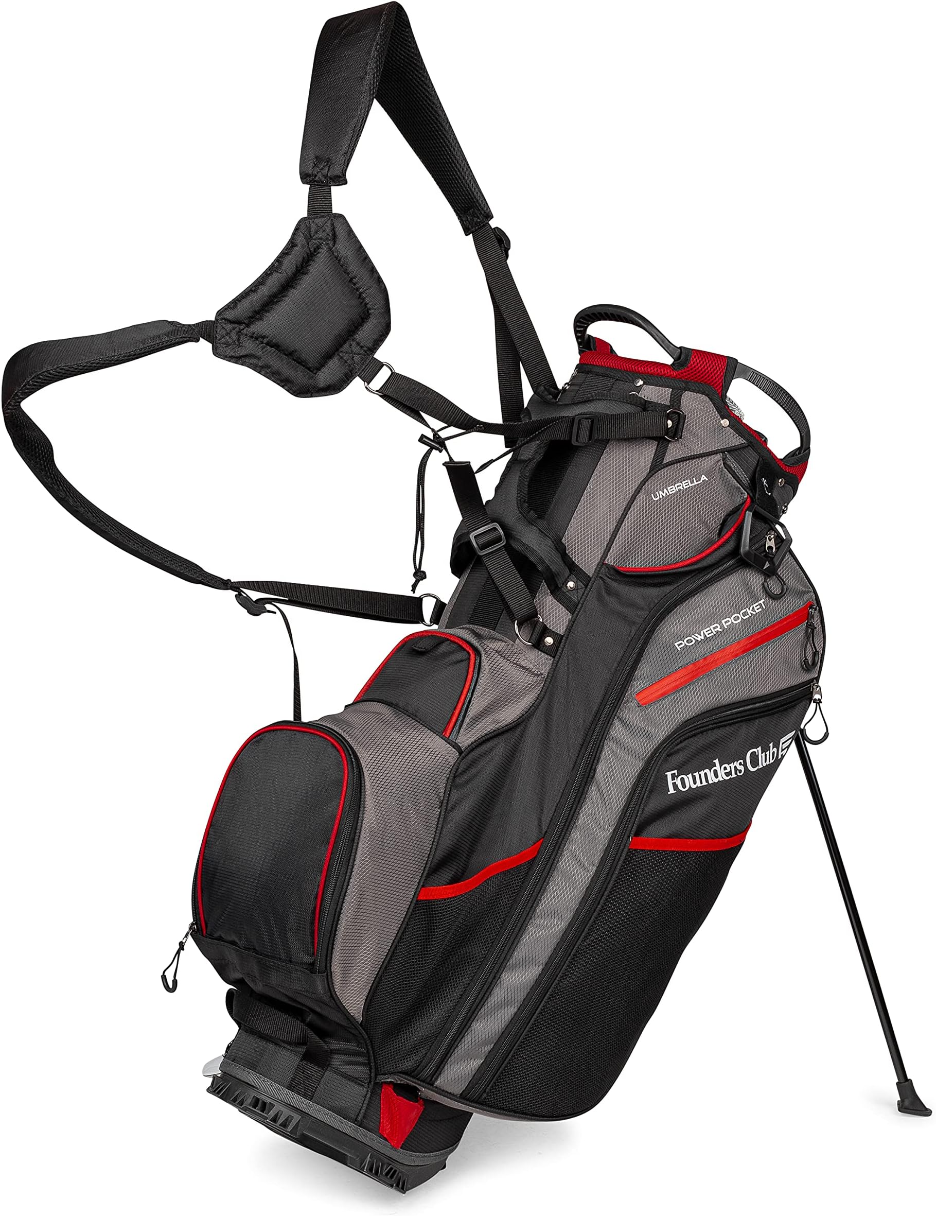 Founders Club Golf Hybrid Stand Bag for Walking or Cart 14 Way Full Length Divider