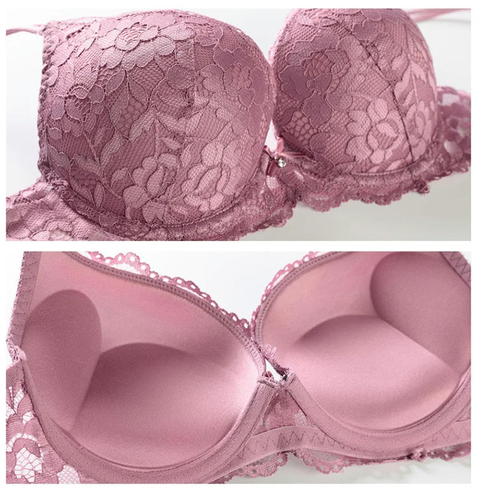 Pantofole Lingerie Sexy per Donne Reggiseno in Pizzo E Set di Mutandini Reggiseni con Cintura di Giarrettiera