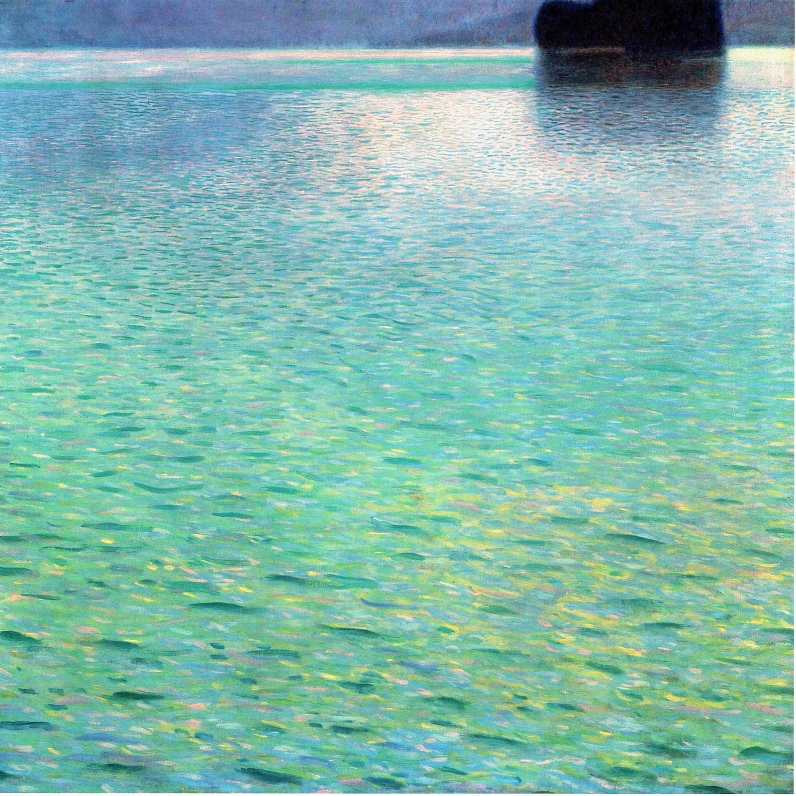 Amazon.co.jp: Gustav Klimt Island in Lake Attersee 1902 z16193 A2