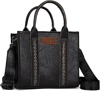 Wrangler Tote Bag for Women Designer Satchel Handbags Top-handle Purses with Strap