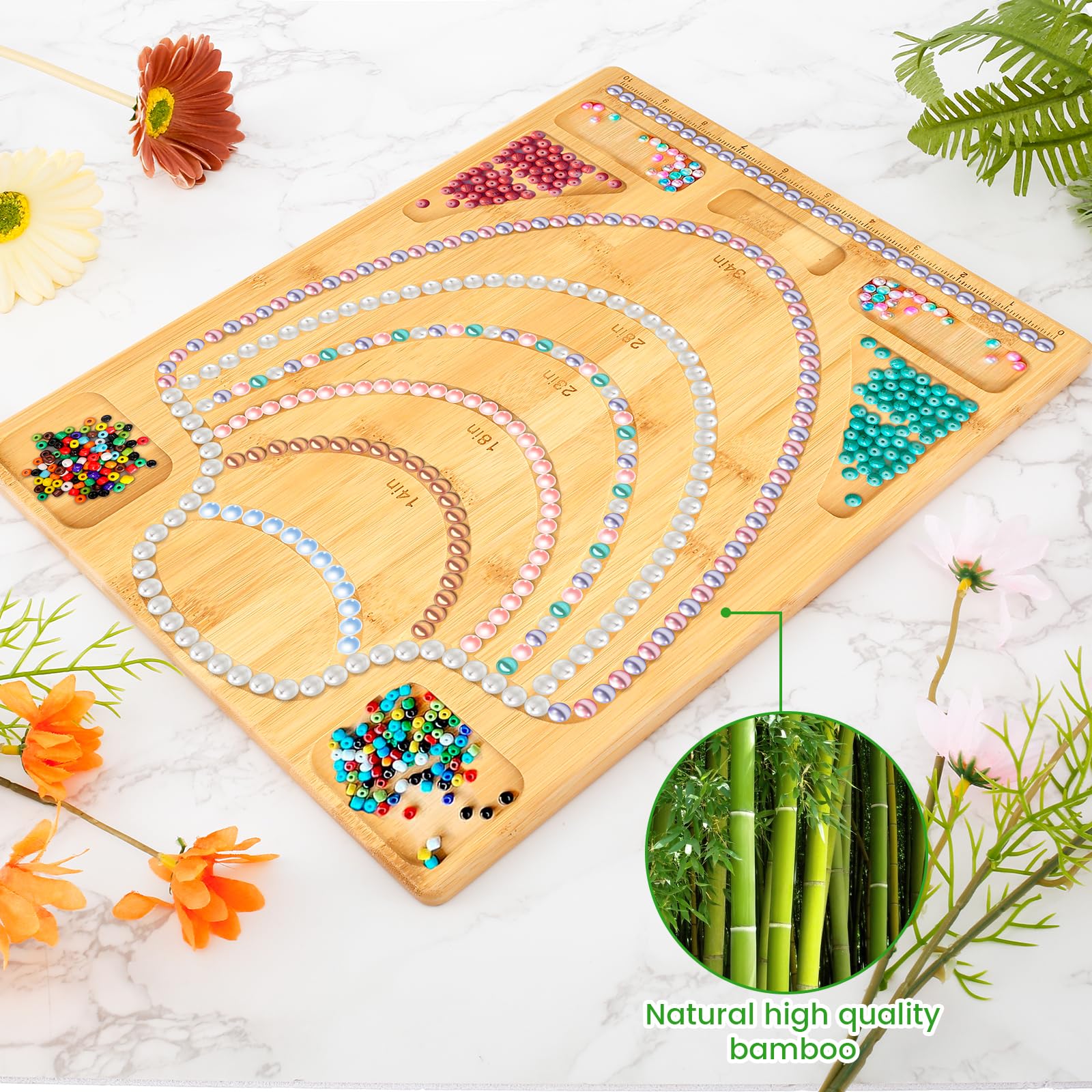 Feirdhoo Schmuckherstellung Set – Perlenbrett & Armband Design Board