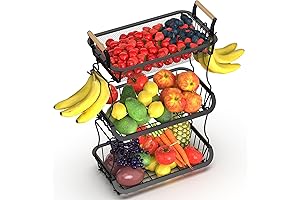 Crixny 3 Tier Fruit Basket, Fruits Basket Another Volume 3