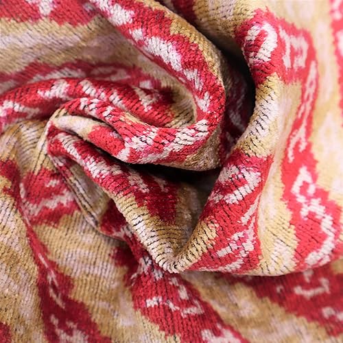 Miniatura 8 de Almohada decorativa hecha a mano con relleno de plumón, rosa naranja melocotón, diseño cheurón, funda de cojín lumbar de seda de terciopelo suave