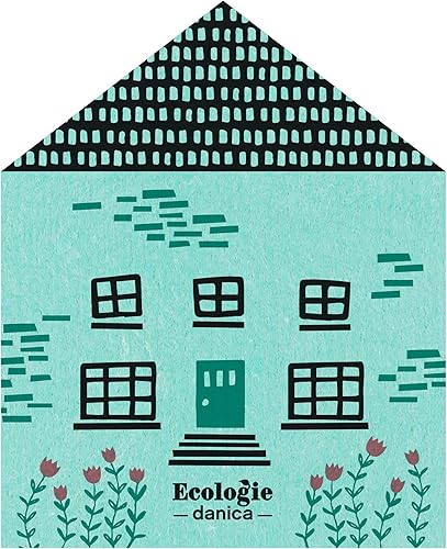 Miniatura 1 de Now Designs Esponja sueca Ecologie reutilizable con forma de paño de cocina casa 6 x 7 pulgadas