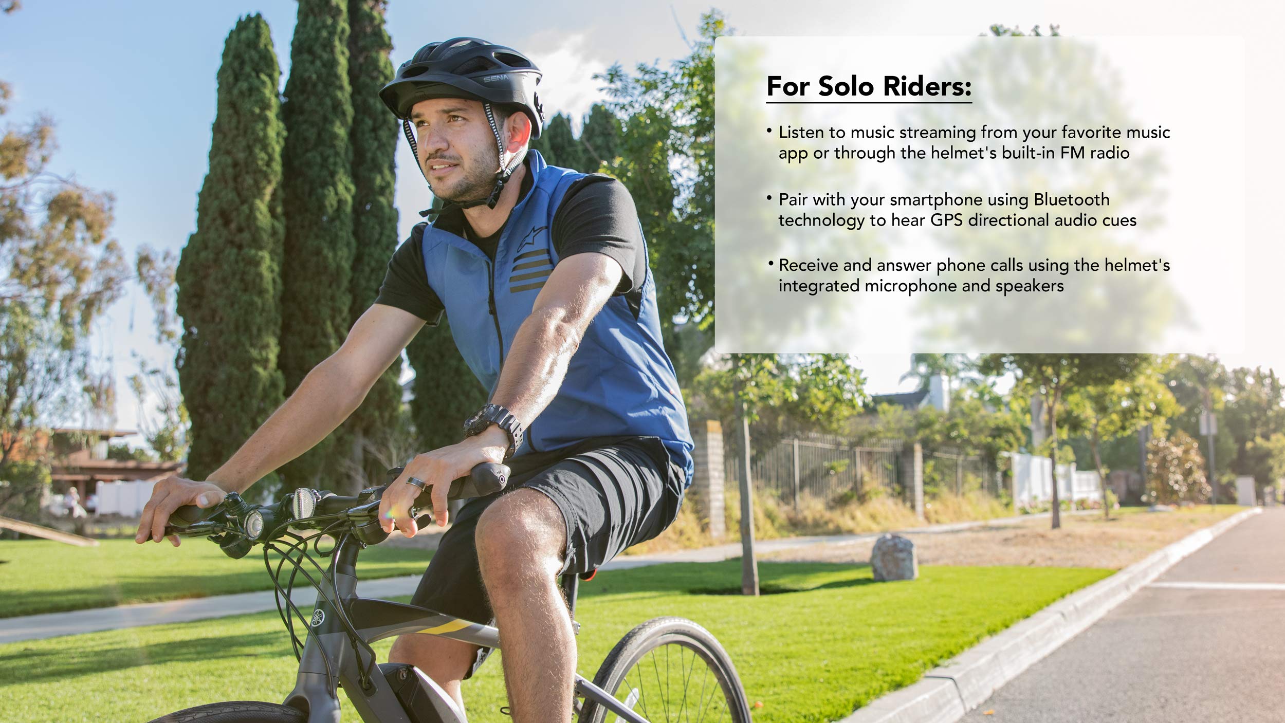 Sena R1/R1 EVO Smart Communications Cycling Helmet 3