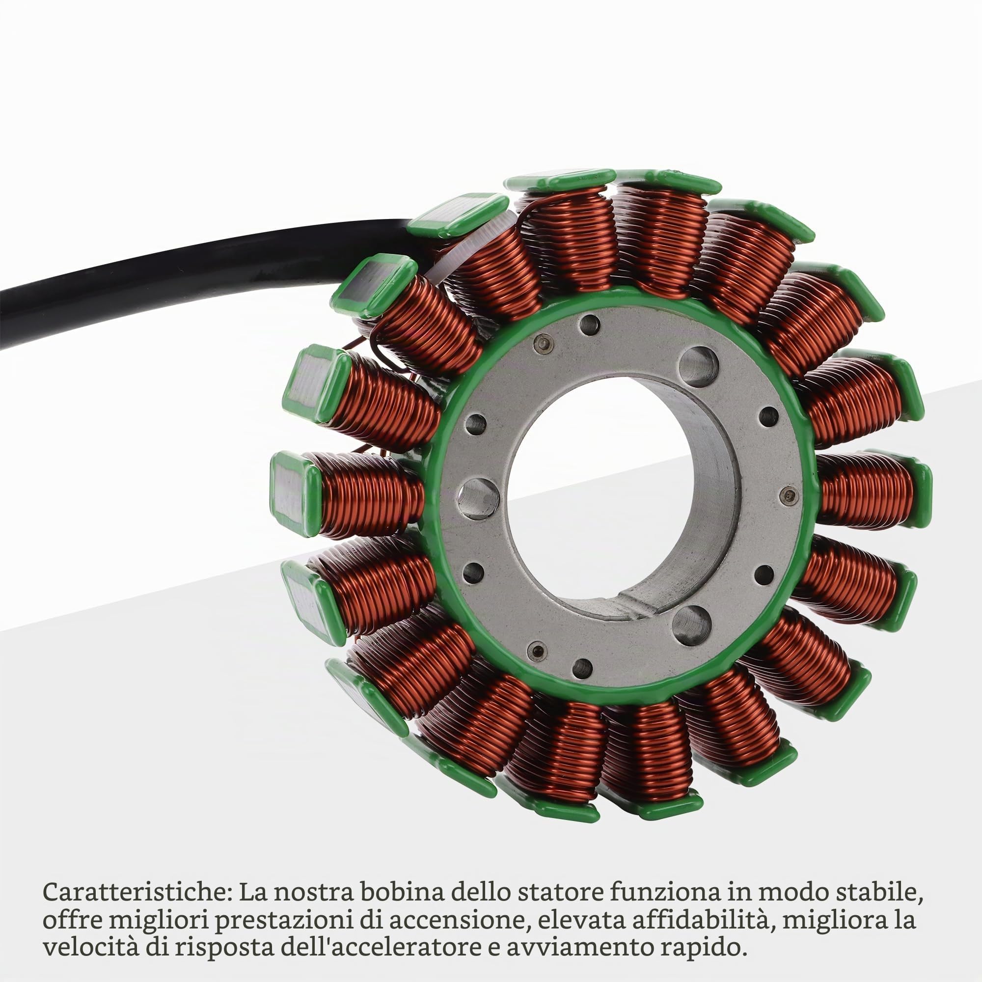 GOOFIT 18 Coil Accessori Per Il Motore Del Generatore Di Accensione Della Bobina Dello Statore Magnetico Sostituzione per Suzuki GSXR600 GSXR 600 750 1000 2000-2005