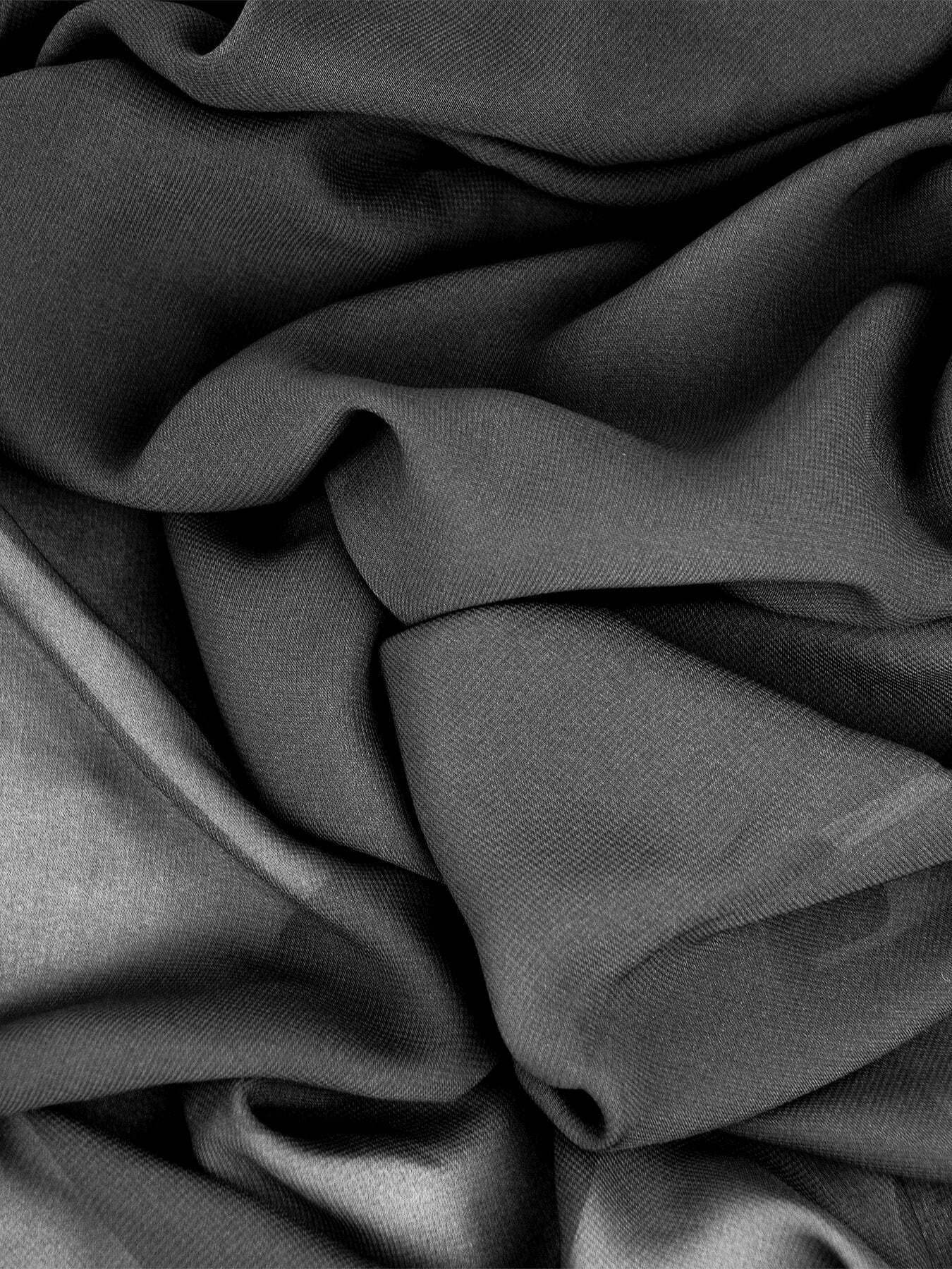 Mink Grey Plain Chiffon Hijab Grey 70cm x 200cm