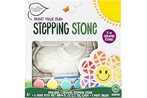 Creative Roots Stepping Stones for Kids: Paint Your Own & Transform Ordinary...