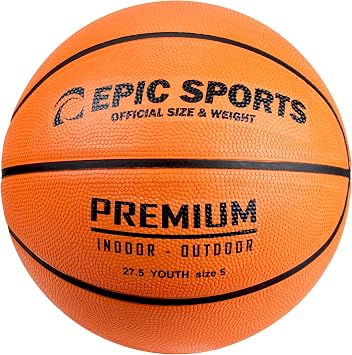 Epic Orange Rubber Recreational Basketballs