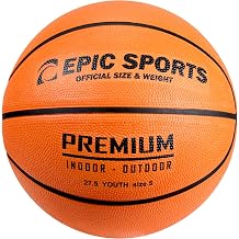 Epic Orange Rubber Recreational Basketballs