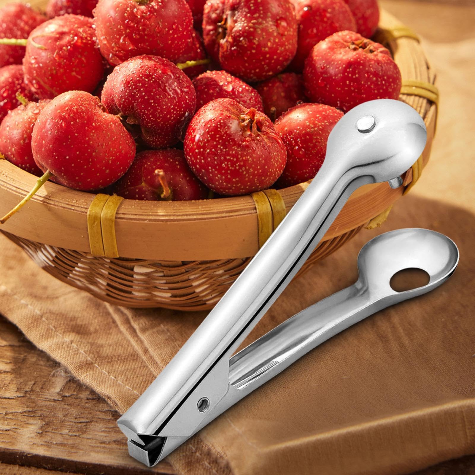Jujube Seed Remover - Jujube Stone Extractor, Jujube Pit Removal Tool | Reusable Jujube and Cherry Core Remover, Stainless Steel Household Jujube Pitting Tool Olive Pitter for Fruit Kitchen Home