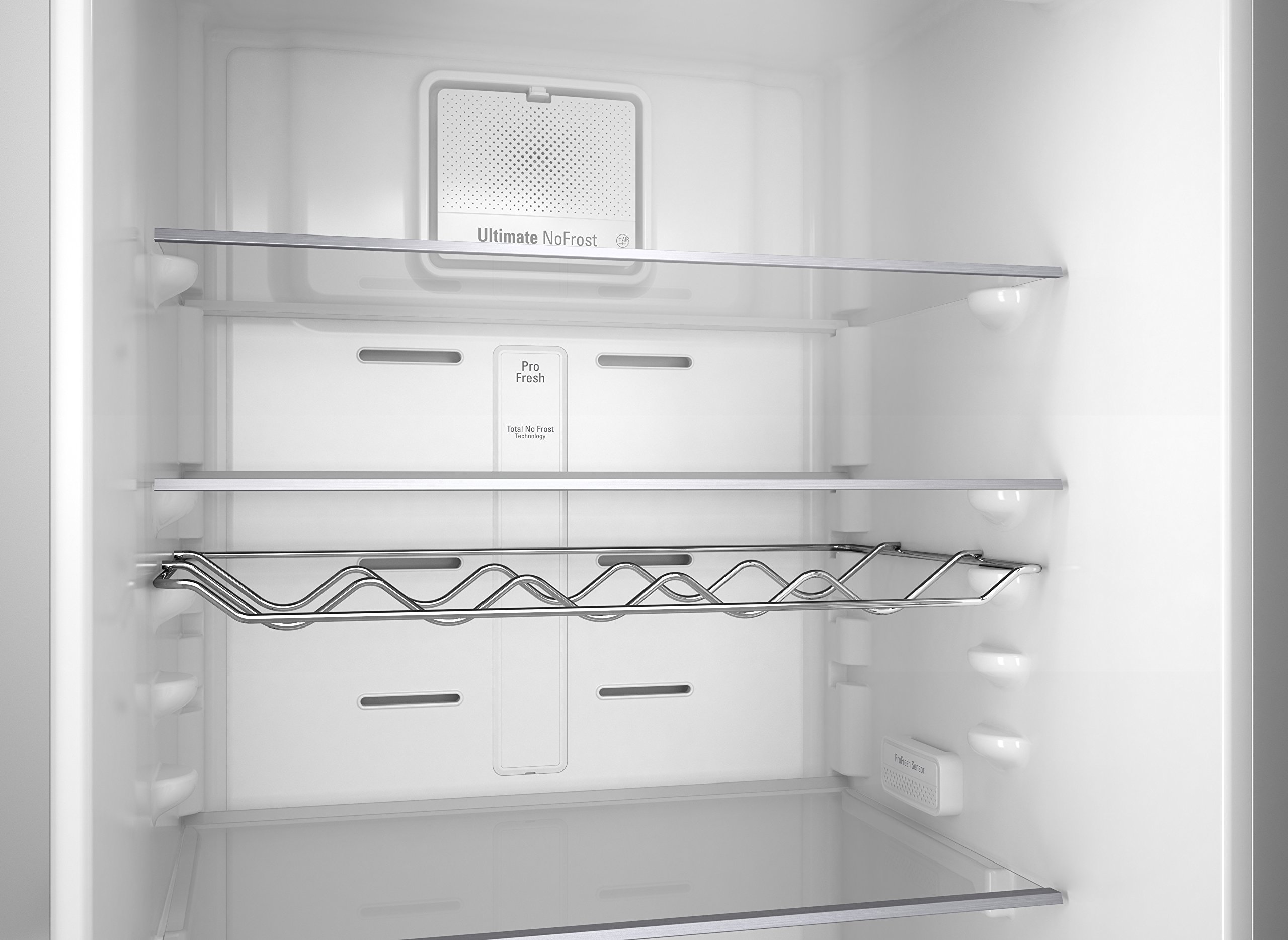 Bauknecht - Congélateur KGNF 18 A3 - Combinaison réfrigérateur-congélateur - A+++ - 189 cm de haut - Espace frais de222 l - Espace congélateur de97 L - ProFresh - NoFrost - ProTouch - Acier inoxydable