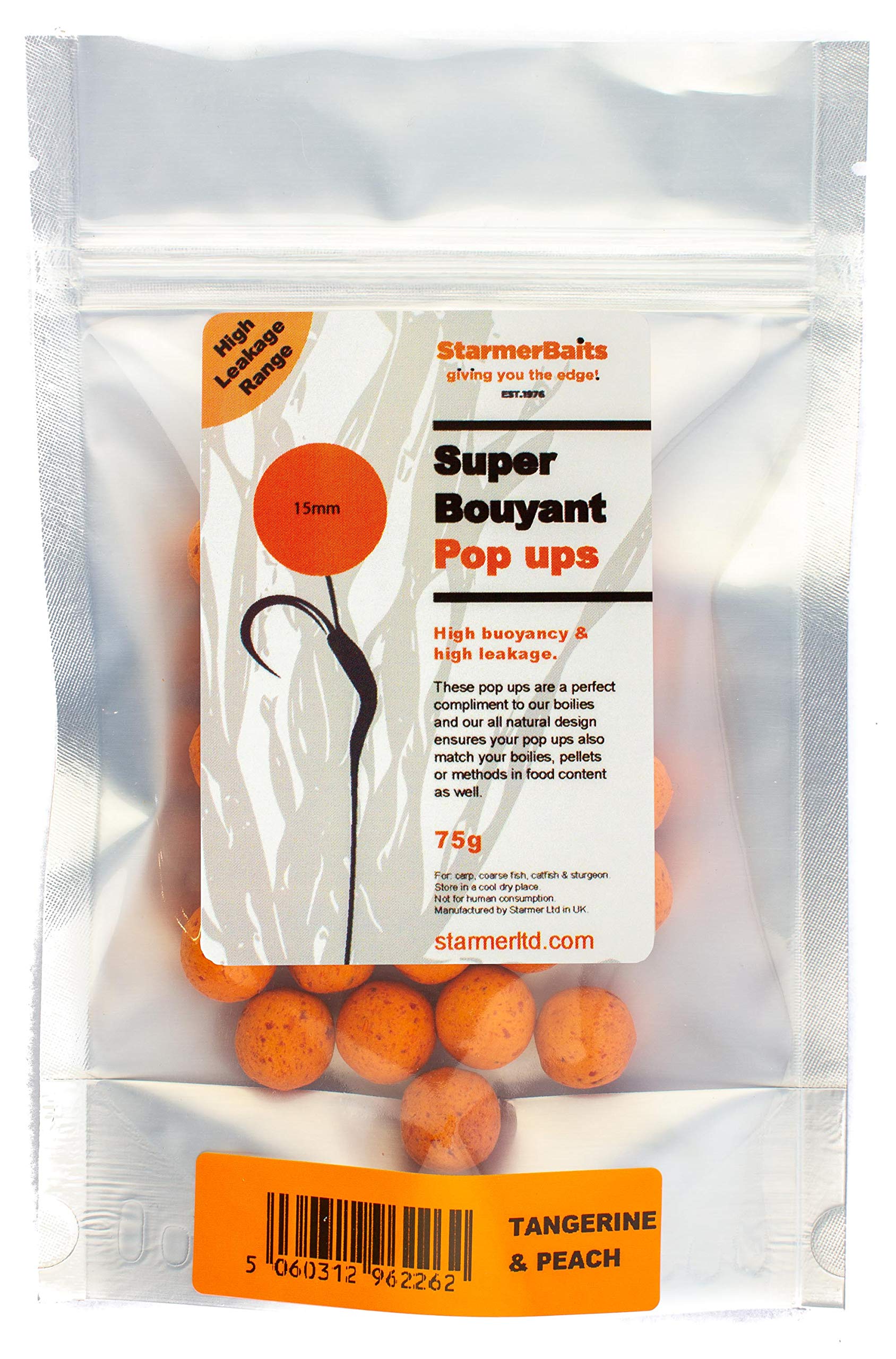 starmerbaits Boilie pop ups Tangerine and peach