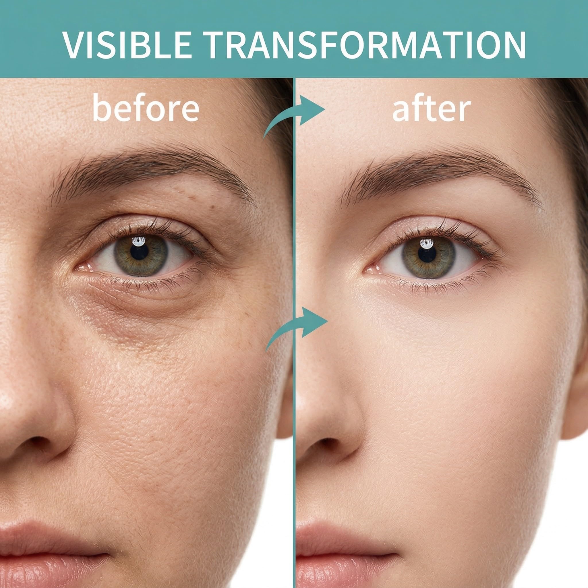 4 pièces Patchs pour les Yeux à Micro-aiguilles Dissolvantes, Soin Anti Cernes, Poche et Éclat | Patch Nano Microneedle avec Acide Hyaluronique, Peptides et Extraits de Naturels