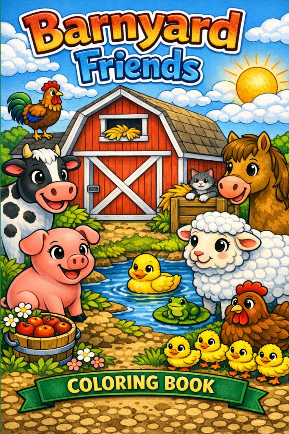 Barnyard Friends: Coloring Book