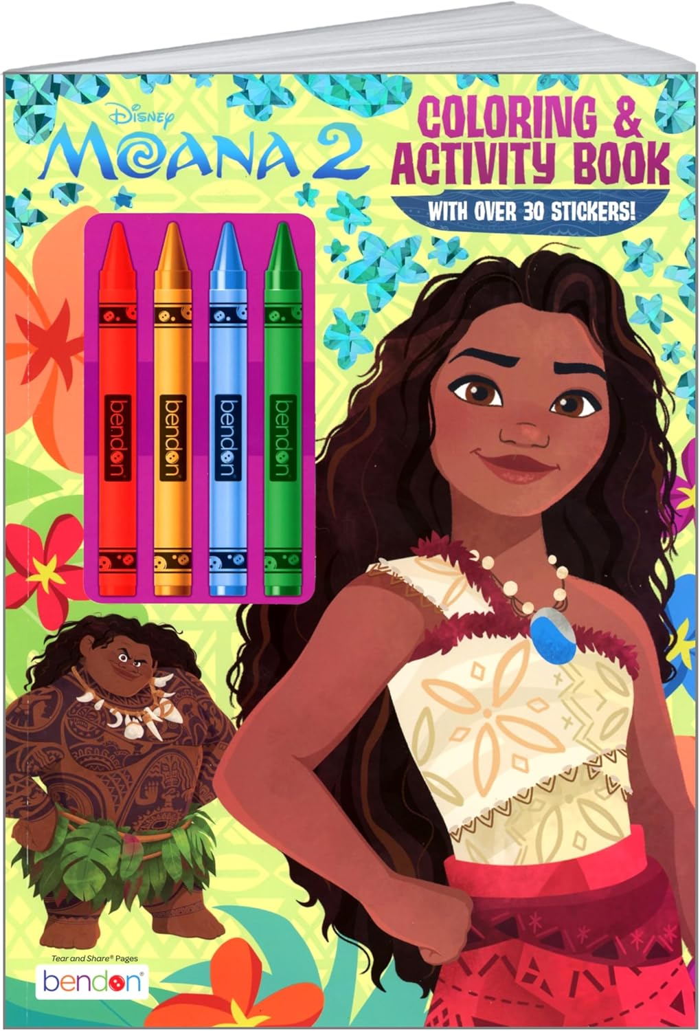 Moana Coloring Book and Stickers SetWith Coloring Book, Moana Stickers, and 2-Sided Door Hanger, and More