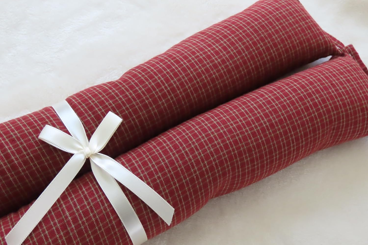 Red Pine Tree Door Draft Stopper by Paine Products Filled with Balsam fir