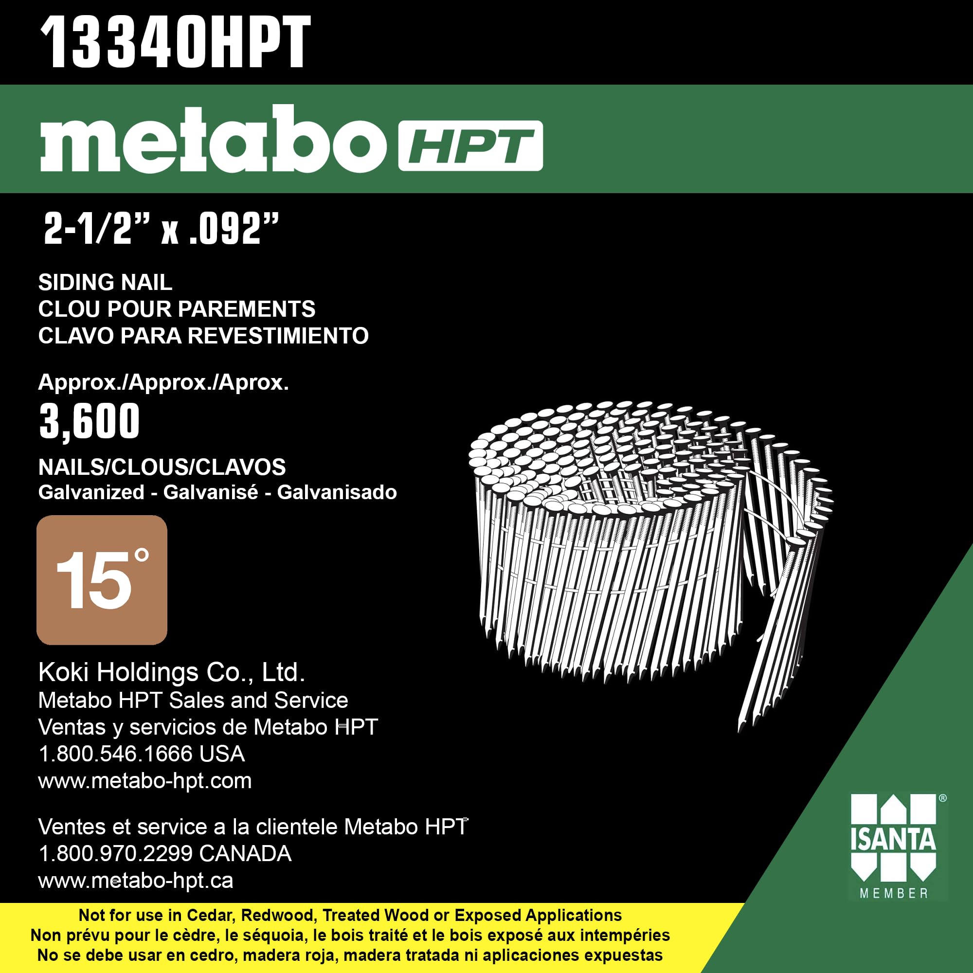 Metabo HPT 13391HPT - Cierre