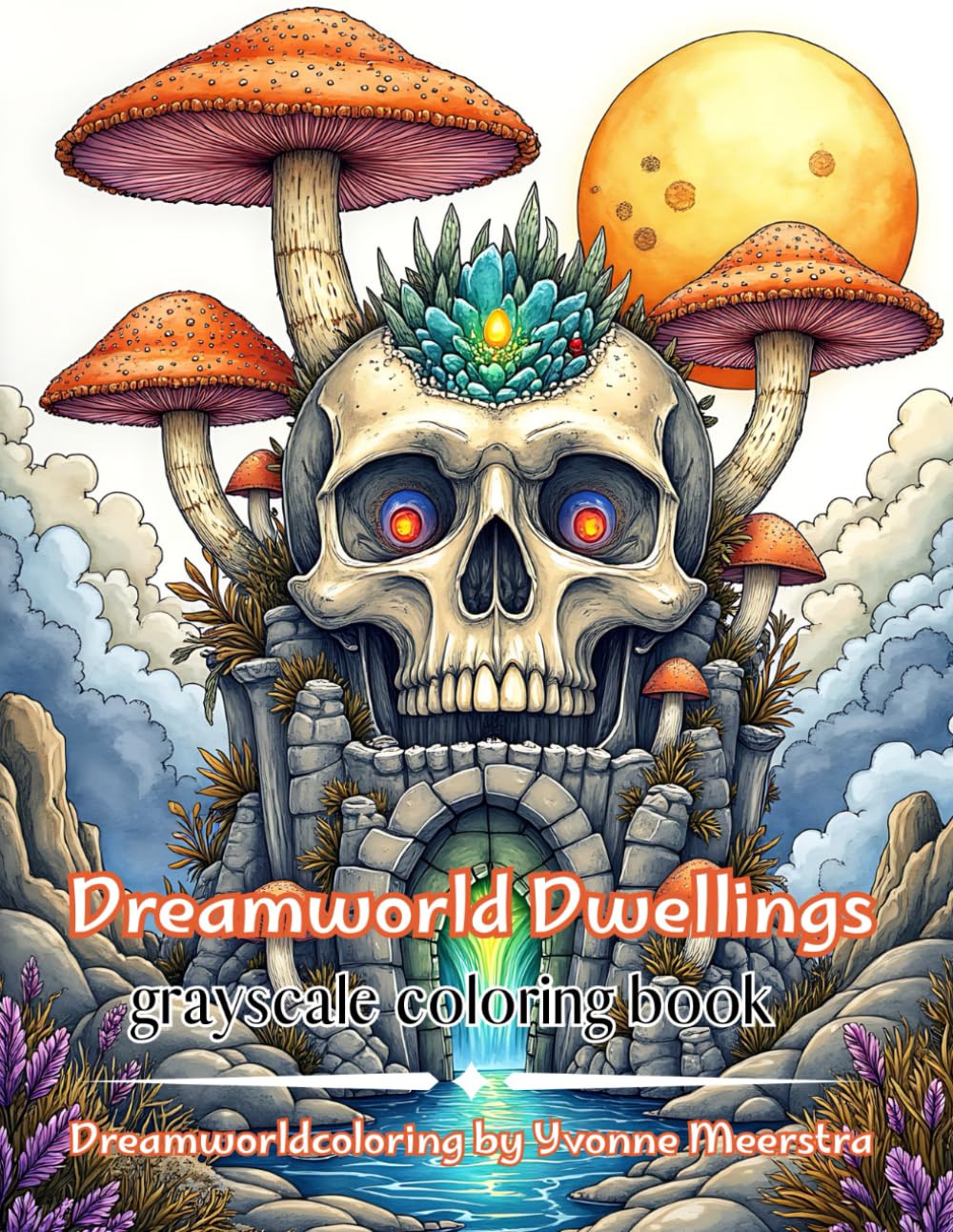 dreamworld dwellings: Whimsical and Mysterious Fantasy Homes to Color