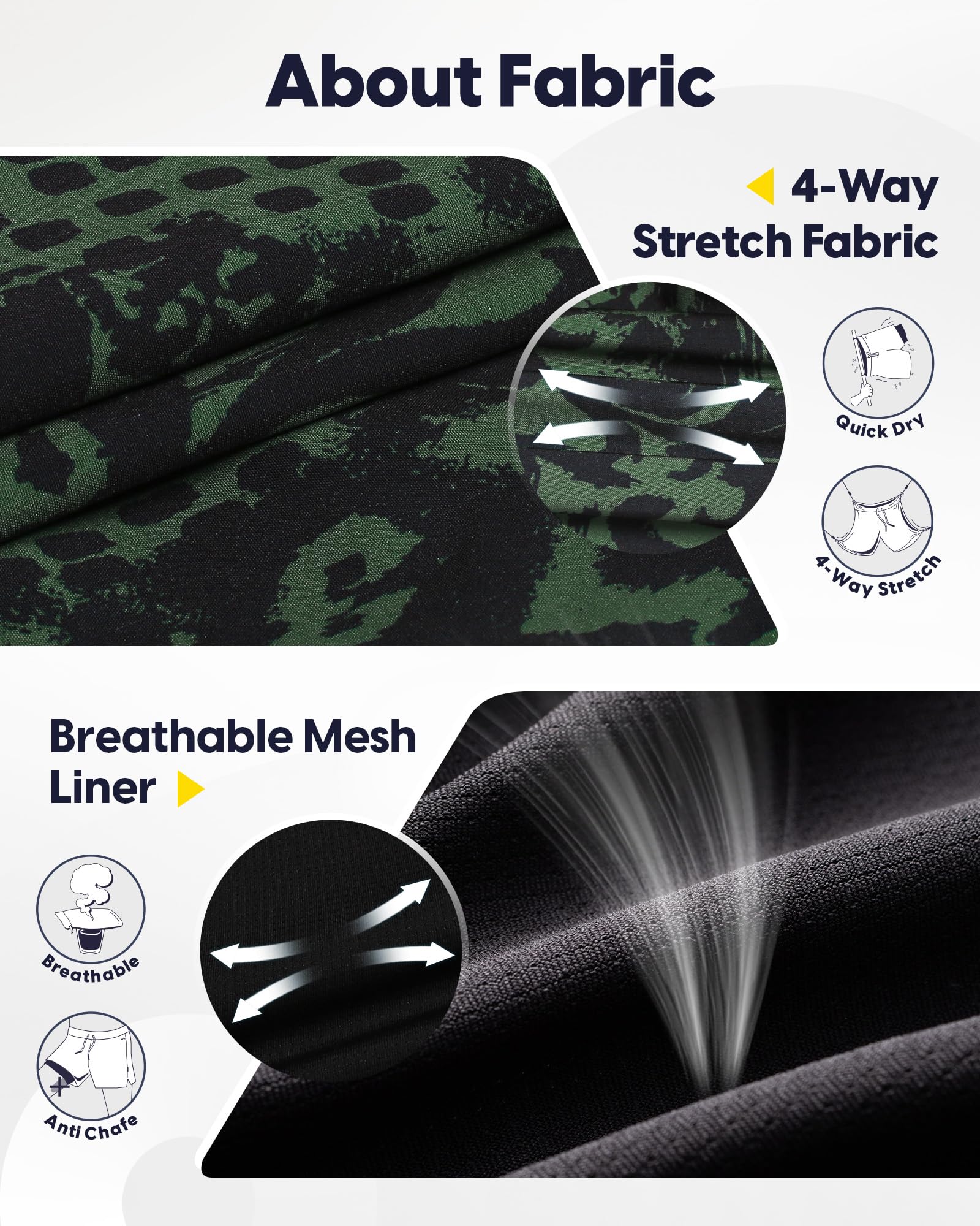 maamgic Pantalones cortos de entrenamiento para hombre, estilo retro, de 5 pulgadas, con forro, secado rápido, pantalones cortos deportivos 2 en 1
