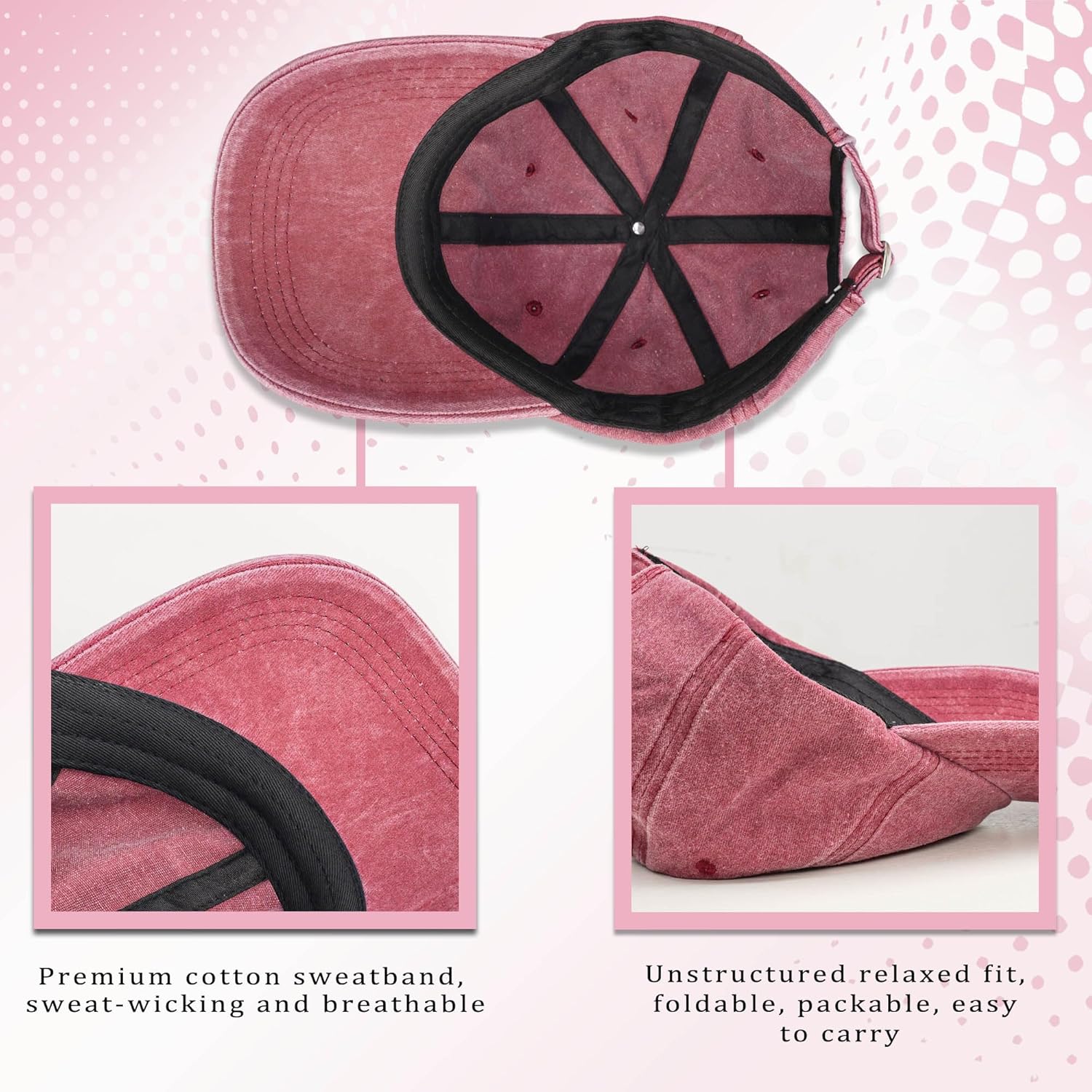 70th Birthday Gifts for Men Women Hats 1955 Vintage 70 Year Old Embroidered Baseball Cap - Image 4