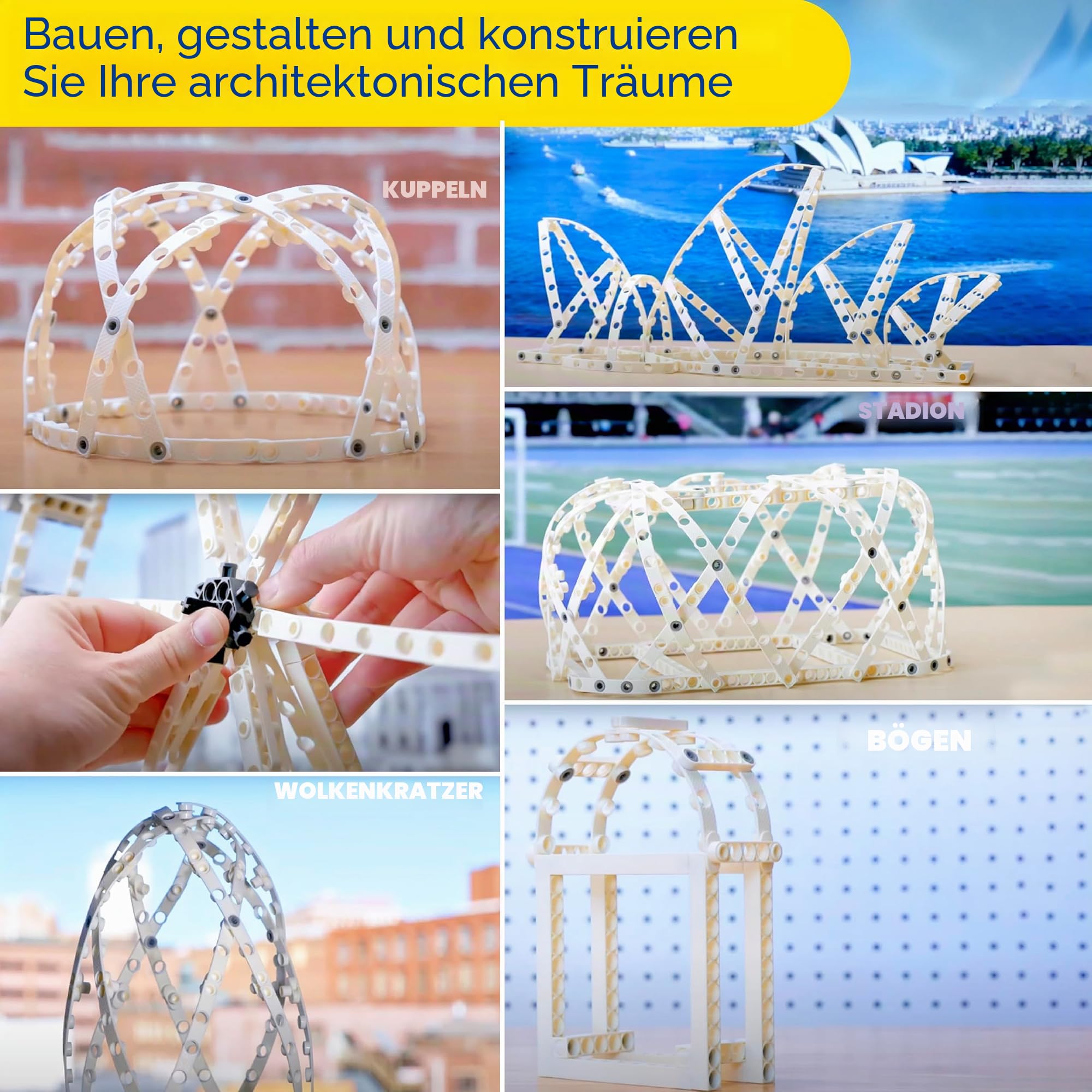 Thames & Kosmos , 625416, Architectural Engineering,Play The Role of Architect and Engineer, 26 Models to Make, Ages 8-14