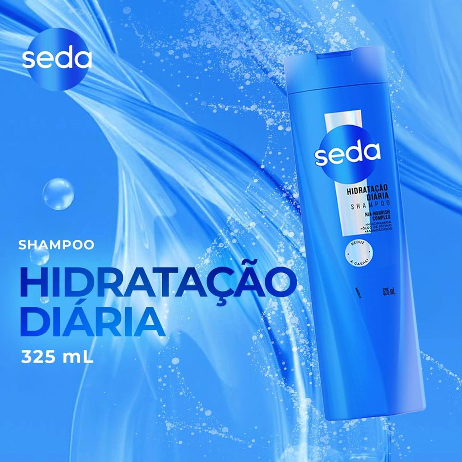 Seda Shampoo Hidratacao Diaria Anticaspa 325Ml