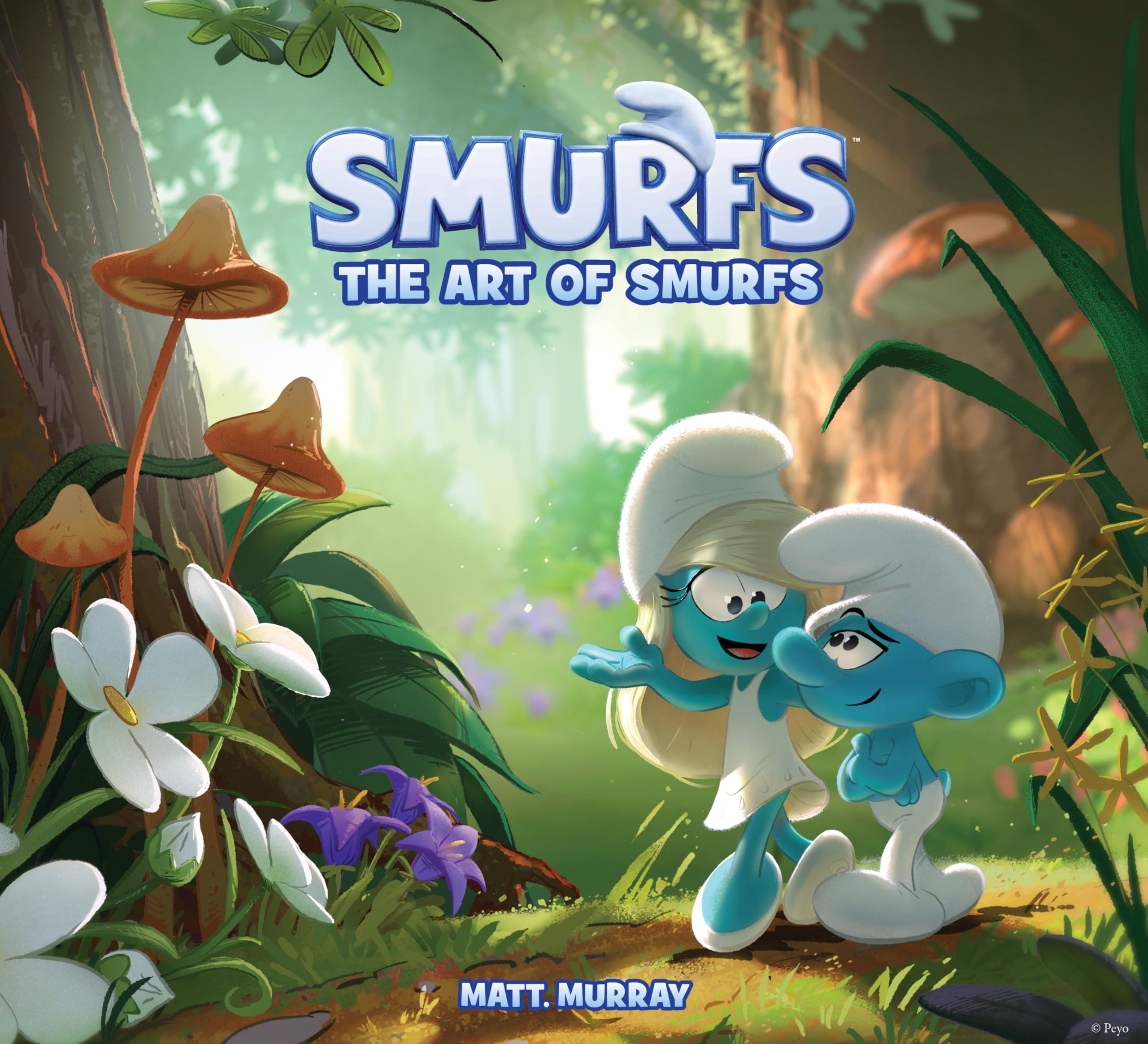 Art of Smurfs English Edition beau livre illustration bande dessinée